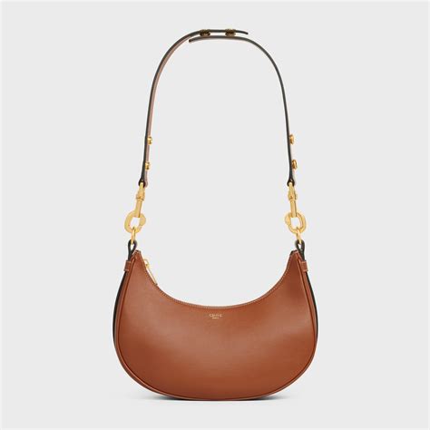 celine ava bag smooth calfskin|CELINE Smooth Calfskin Medium Strap Ava Shoulder Bag Tan .